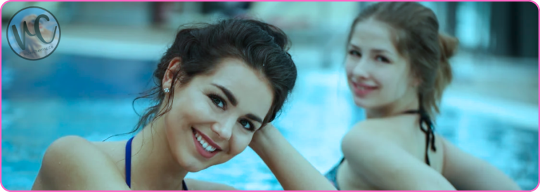 Pool cam girls will chat on Coomeet Video Chat by Video Chatting Co.